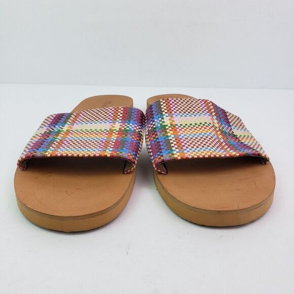Madewell The Maddie Womens Size 8.5 Dandelion Multi Slip On Casual Slide Sandal - Picture 4 of 9